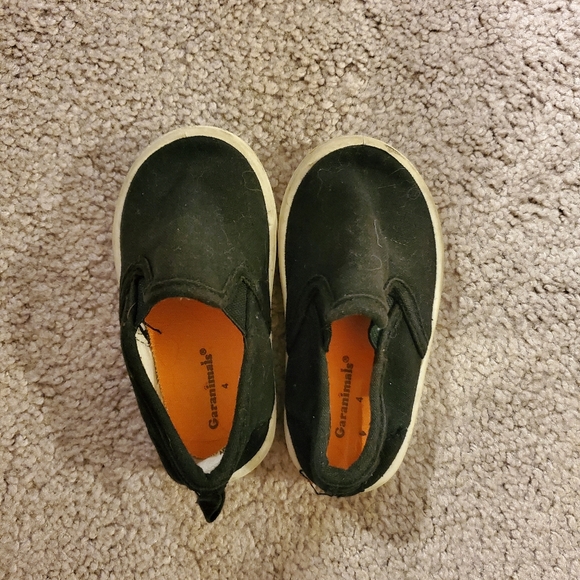 Kids Black Slip-On Shoes - Picture 2 of 4